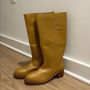 Banana Yellow Frye Boots